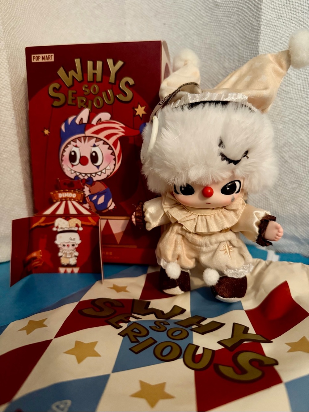 Pop Mart "Why So Serious" Dimoo Lumino Feast plush pendant